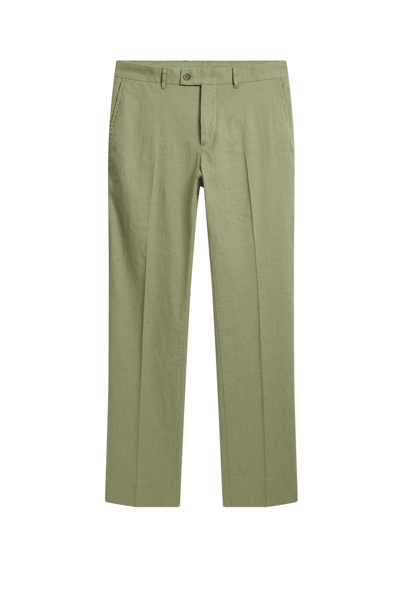 Men | Lois Linen Stretch Pants | Oil Green