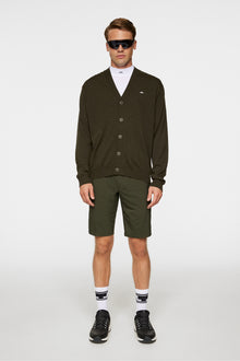 Men | Lucas Knitted Cardigan | Forest Green