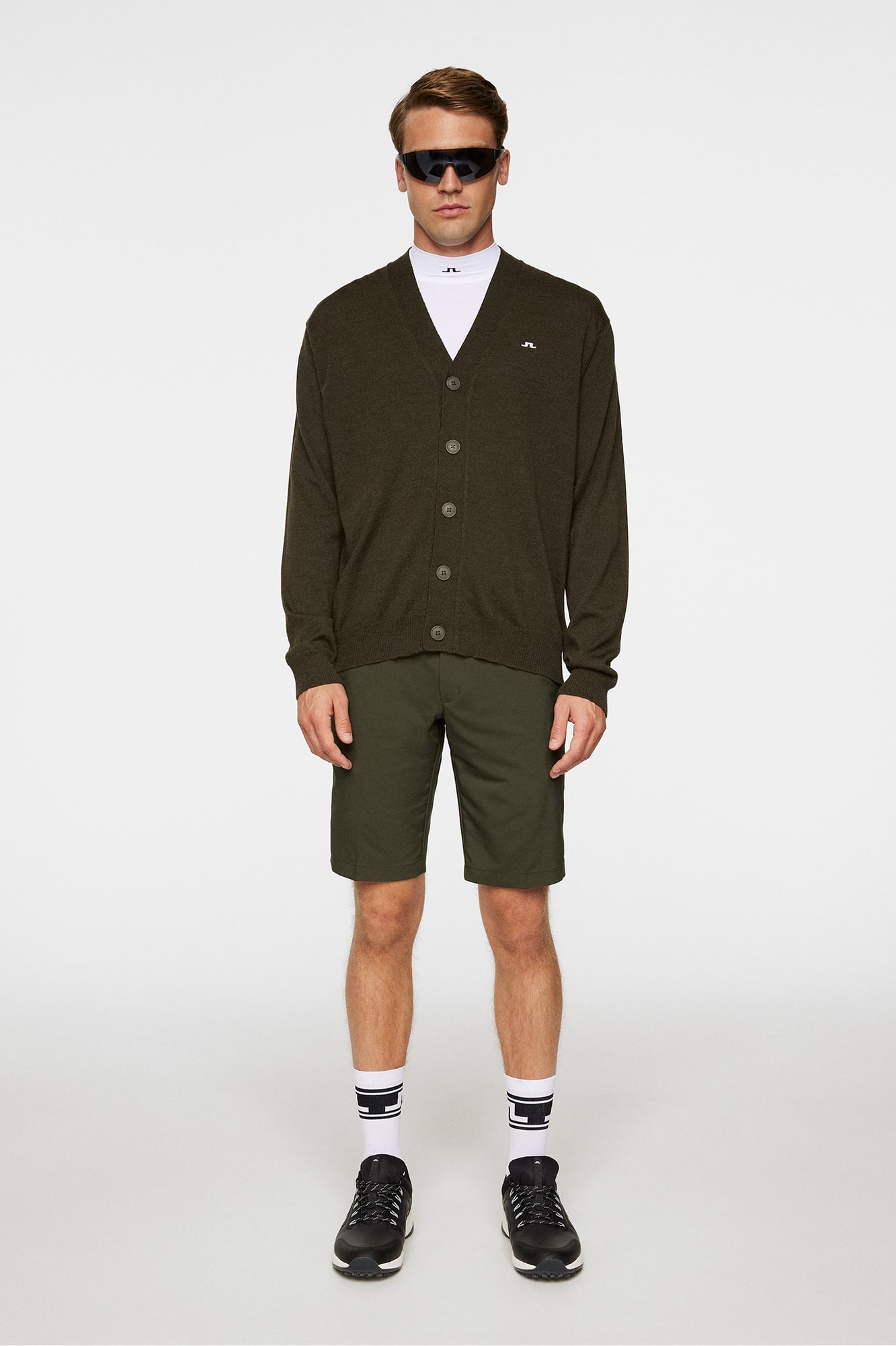 Men | Lucas Knitted Cardigan | Forest Green