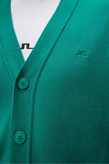 Men | Lucas Knitted Cardigan | Proud Peacock