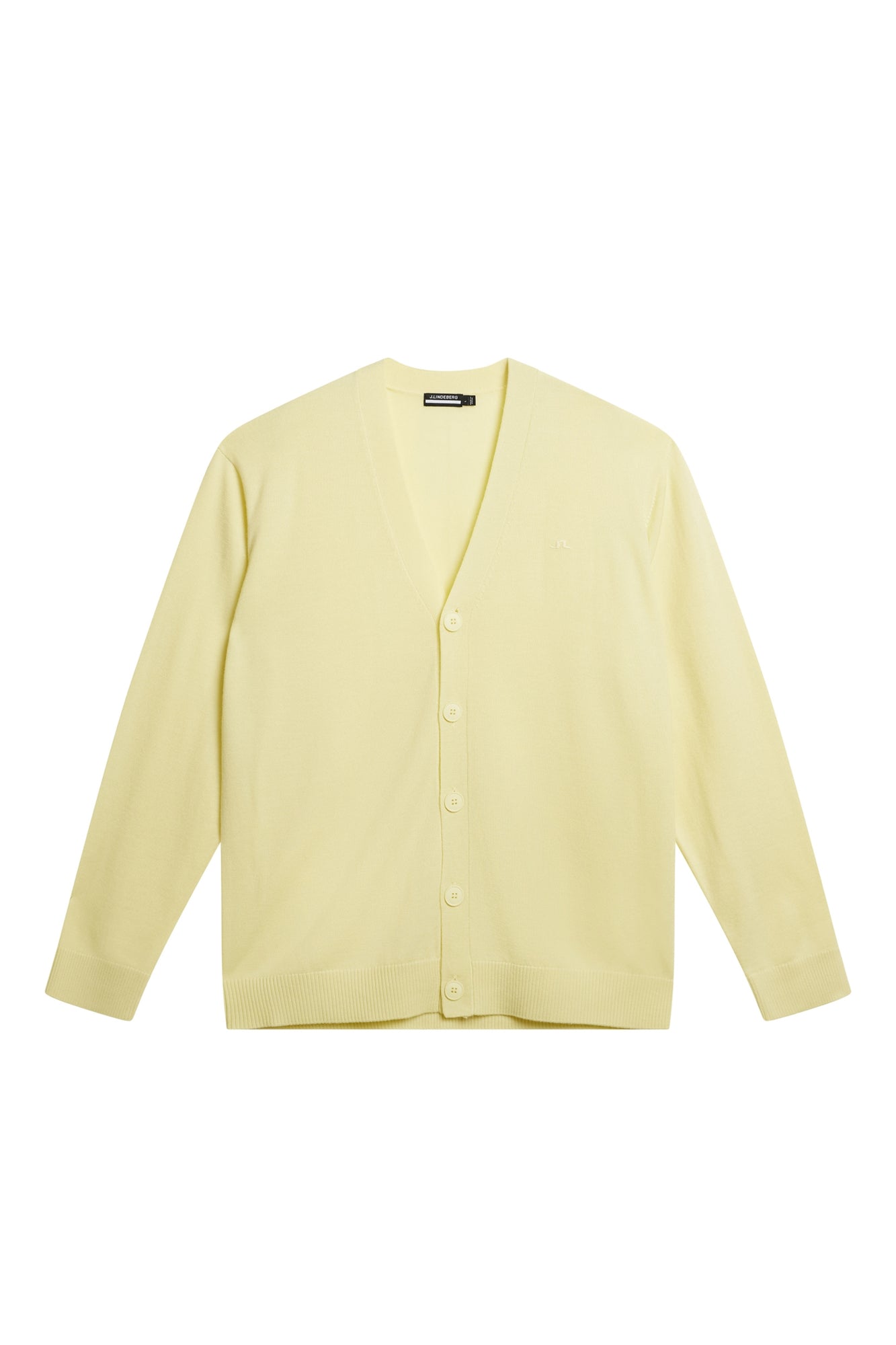 Men | Lucas Knitted Cardigan | Wax Yellow