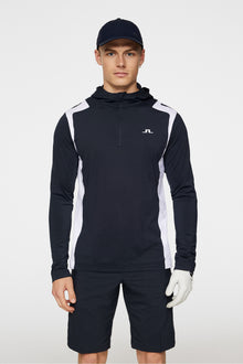 Men | Lukas Quarter Zip Hood | JL Navy