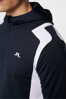 Men | Lukas Quarter Zip Hood | JL Navy