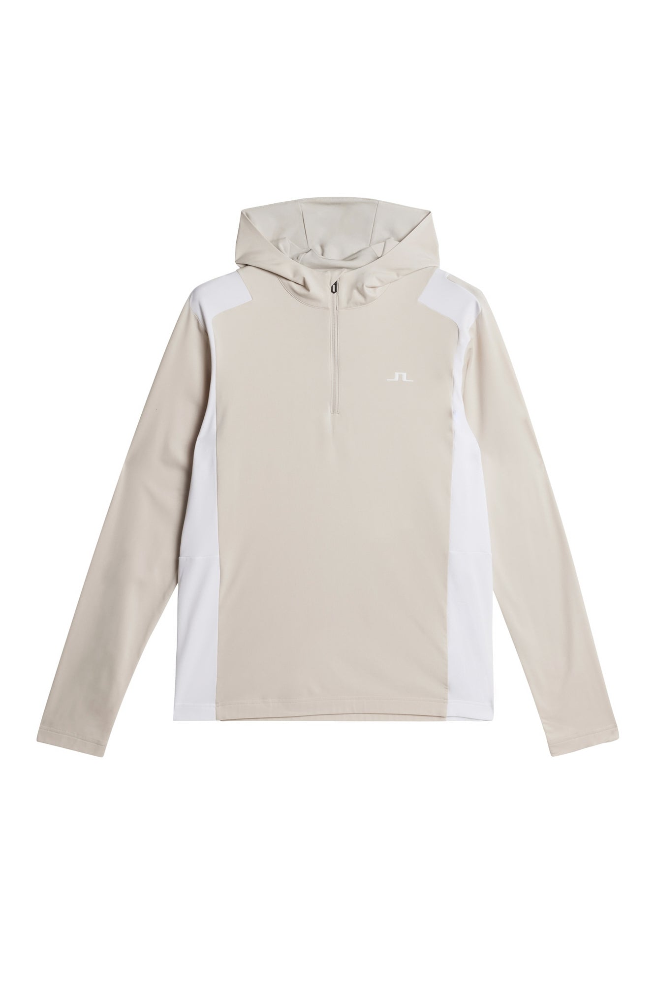 Men | Lukas Quarter Zip Hood | Moonbeam