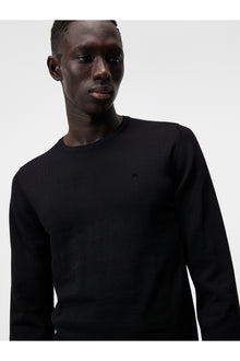 Men | Lyle Merino Creneck Sweater | Black