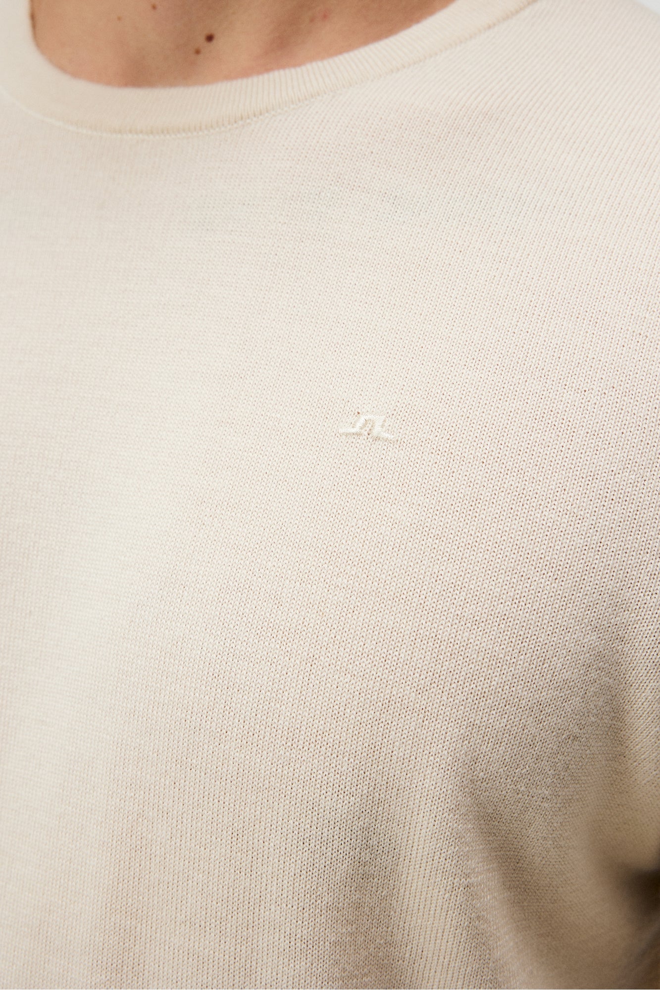 Men | Lyle Merino Creneck Sweater | Oyster Gray