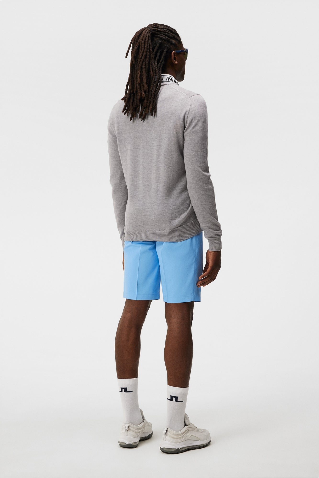 Men | Lymann Knitted Sweater | Grey Melange