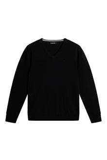 Men | Lymann Merino V-Neck Sweater | Black