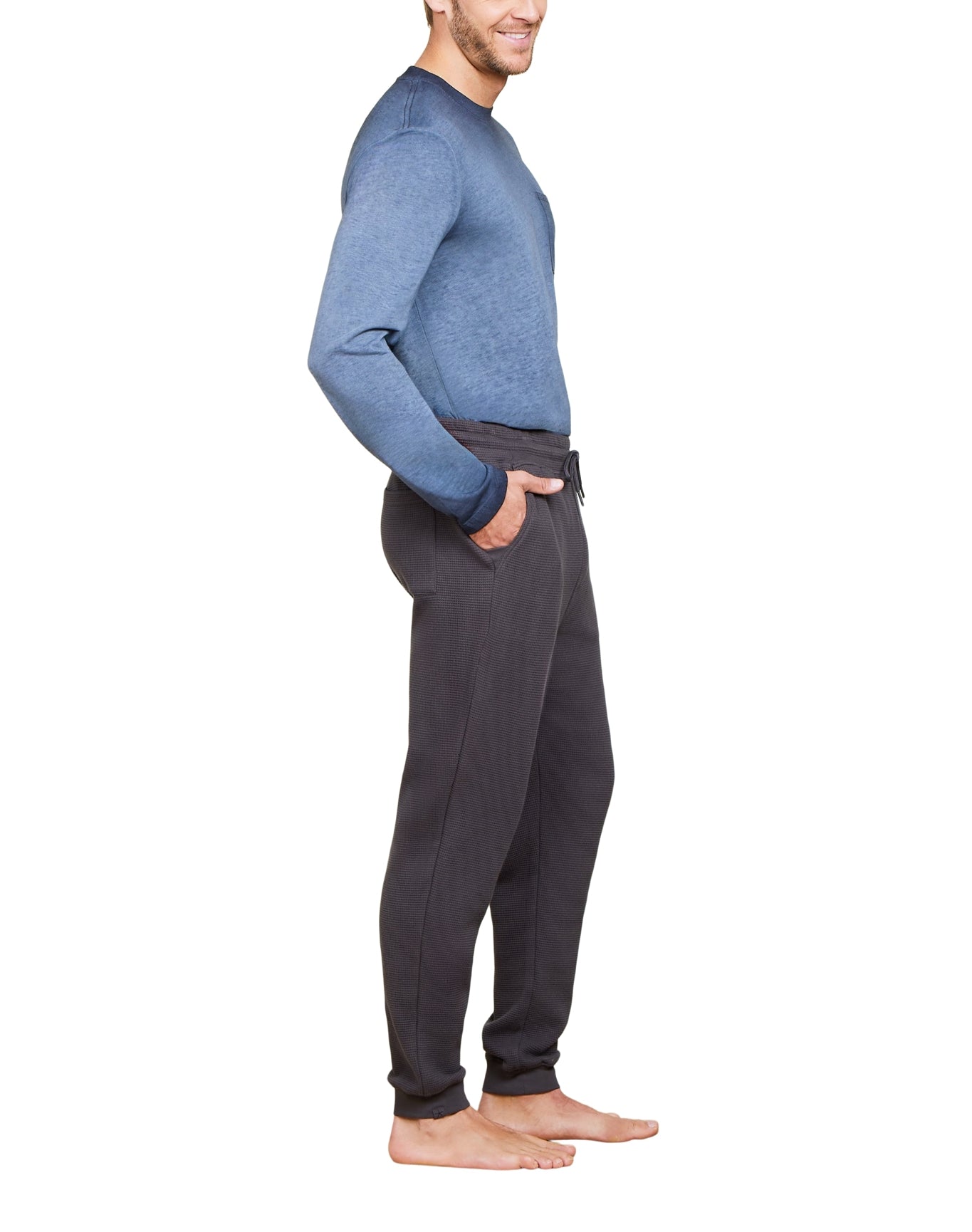 Men | MC s Waffle Knit Jogger | Carbon