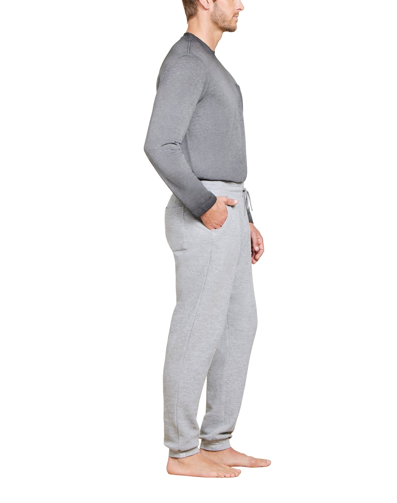 Men | MC s Waffle Knit Jogger | He Gray