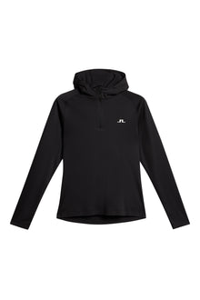 Men | Mario Quarter Zip Hood | Black