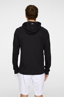 Men | Mario Quarter Zip Hood | Black