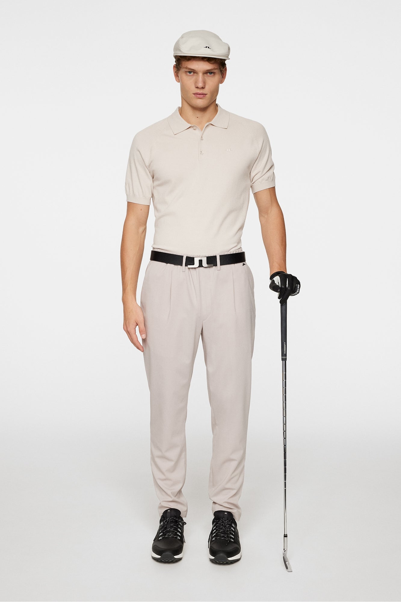 Men | Martin Knit Polo | Moonbeam