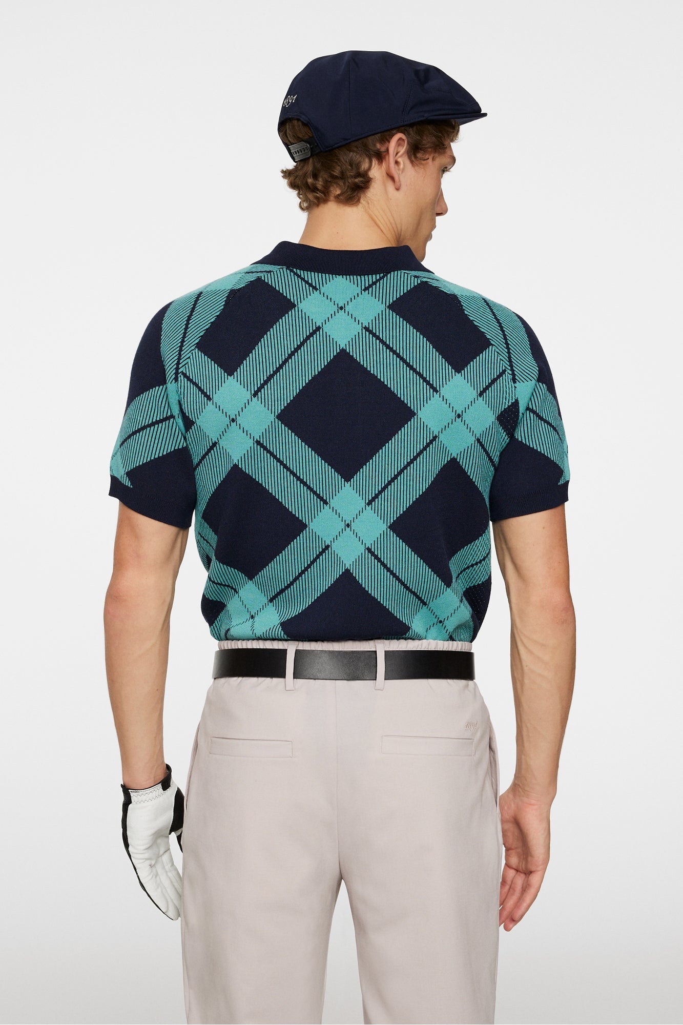 Men | Martin Knit Poo | Glenmuir Tartan Teal L