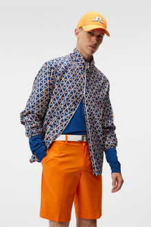 Men | Max Printed Wind Jacket | Estate Blue Diamond