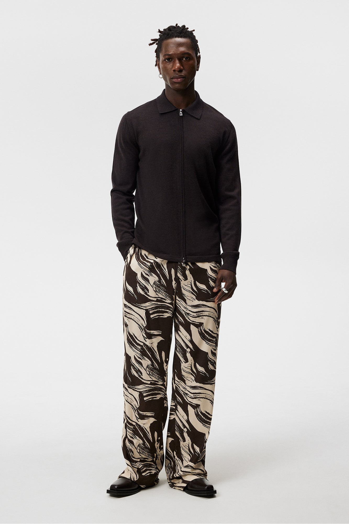 Men | Nyle Merino Zip Cardigann | Delicioso