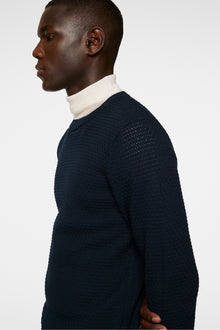 Men | Oliver Structure Sweater | JL Navy