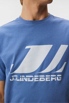 Men | Parcy Logo Tee | Bijou Blue