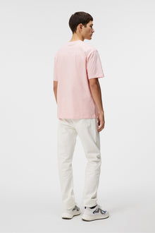 Men | Parcy Logo Tee | Powder Pink