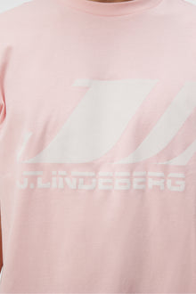 Men | Parcy Logo Tee | Powder Pink
