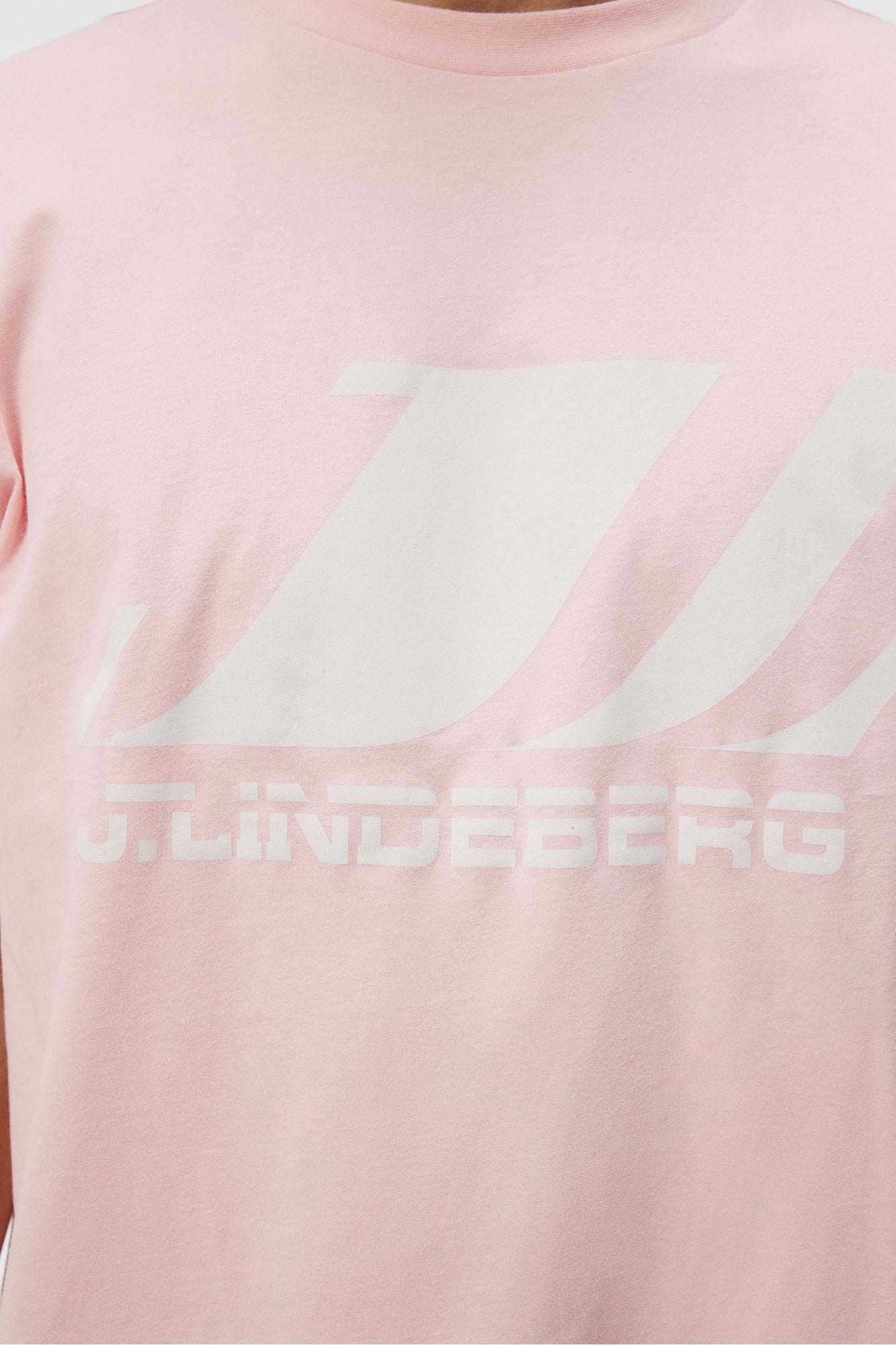 Men | Parcy Logo Tee | Powder Pink