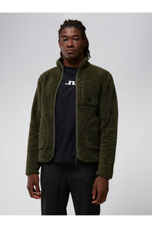 Men | Patrik Pile Fleece Jacket | Forest Green