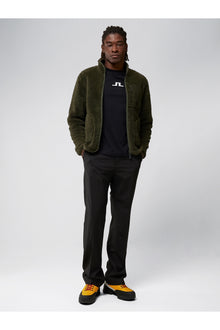 Men | Patrik Pile Fleece Jacket | Forest Green