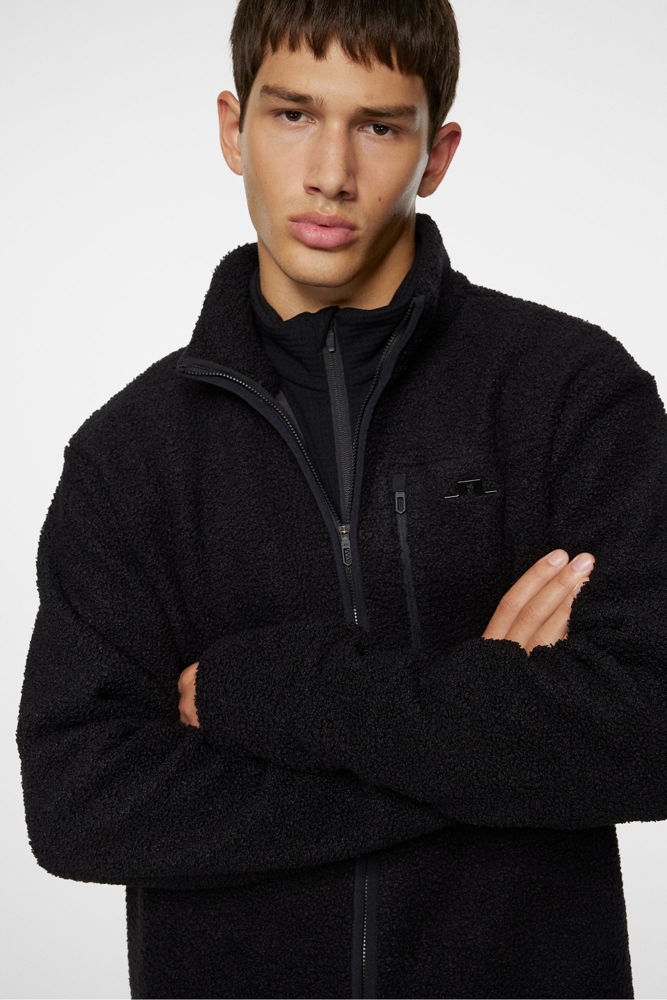 Men | Peter Pile Jacket | Black