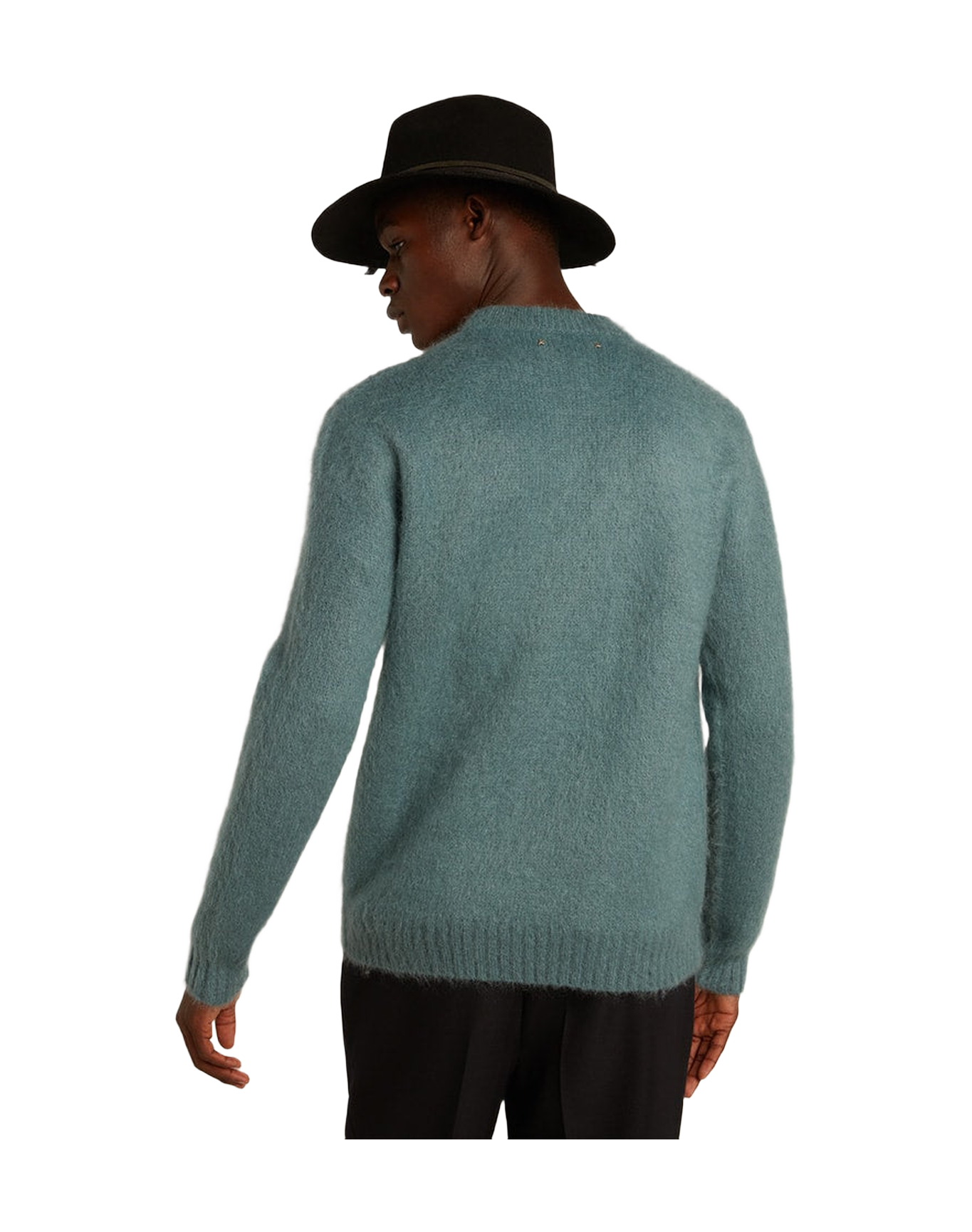 Men | Powder-Blue Mohair Sweater | Spring Lake