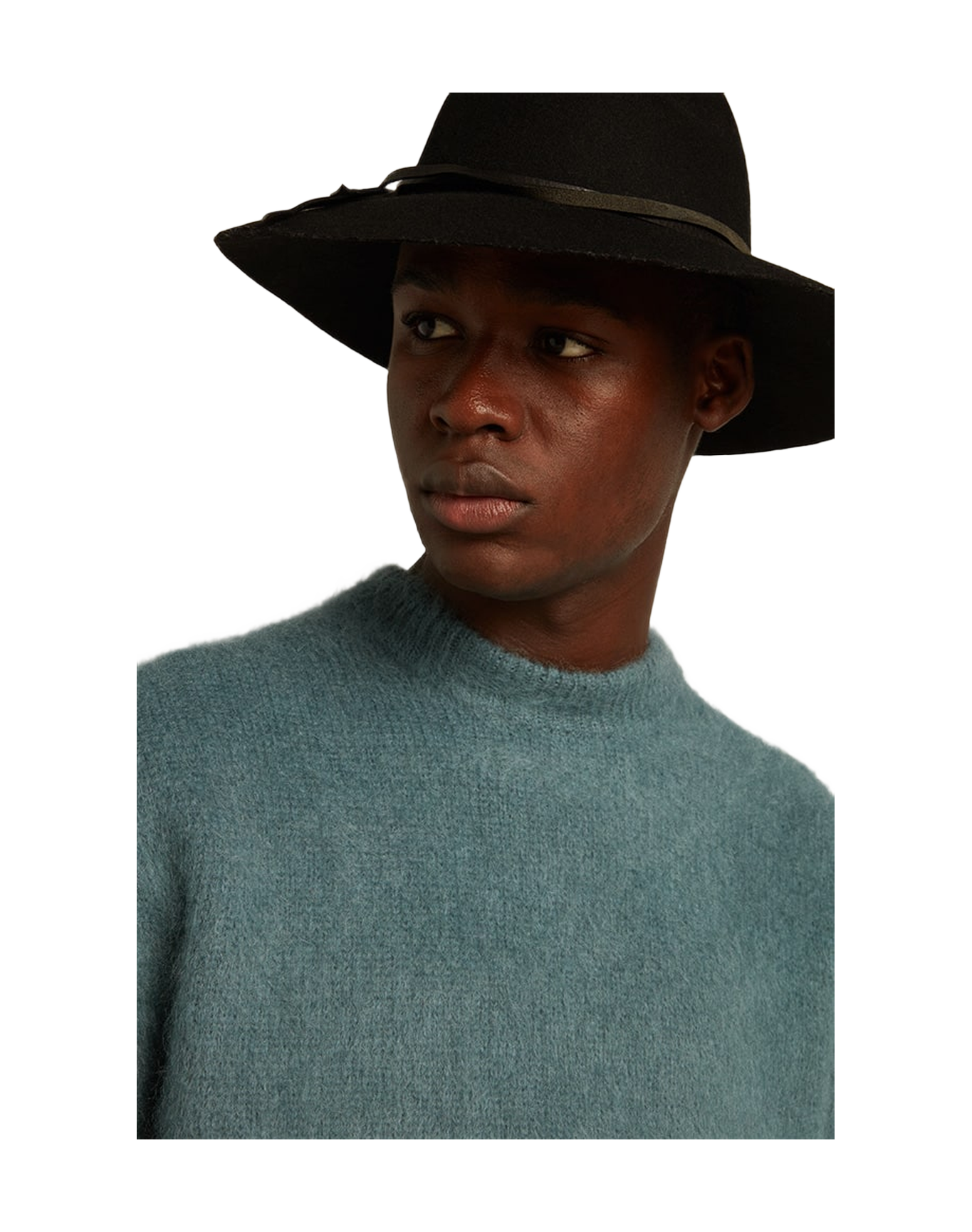Men | Powder-Blue Mohair Sweater | Spring Lake