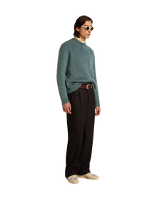 Men | Powder-Blue Mohair Sweater | Spring Lake