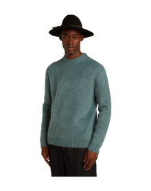 Men | Powder-Blue Mohair Sweater | Spring Lake