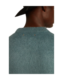 Men | Powder-Blue Mohair Sweater | Spring Lake