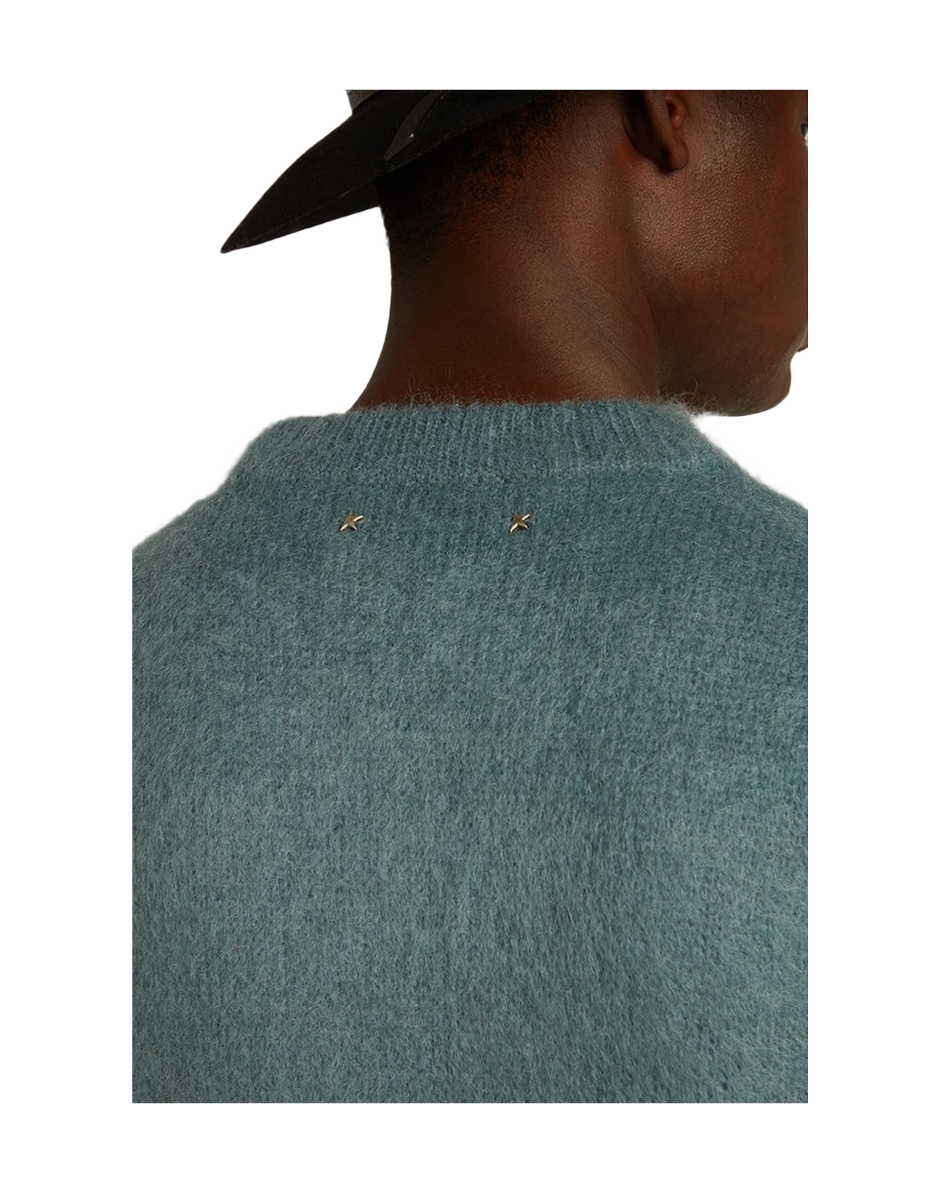Men | Powder-Blue Mohair Sweater | Spring Lake