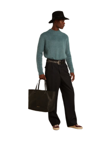 Men | Powder-Blue Mohair Sweater | Spring Lake