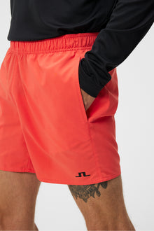 Men | Preston Shorts | Hot Coral
