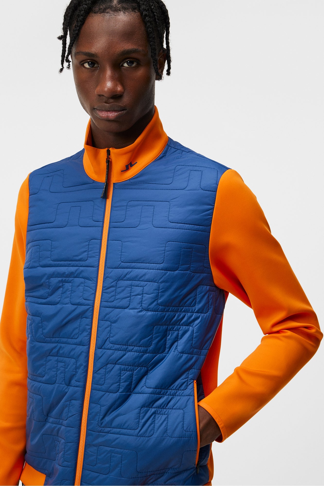 Men | Quilt Hybrid Jacket | Estate Blue