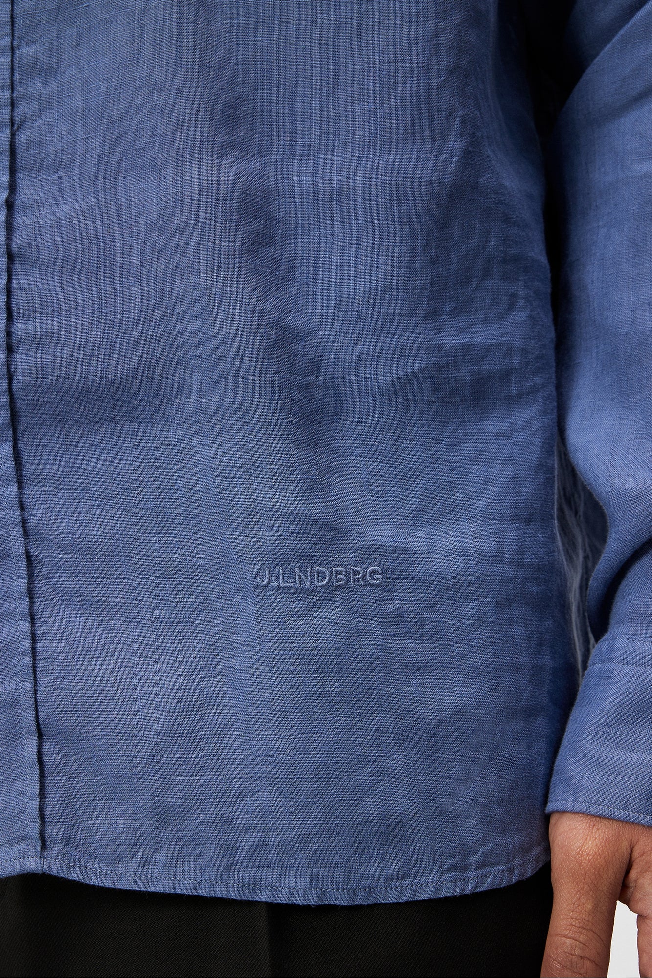 Men | Reg Ls Clean Linen Shirt | Bijou Blue