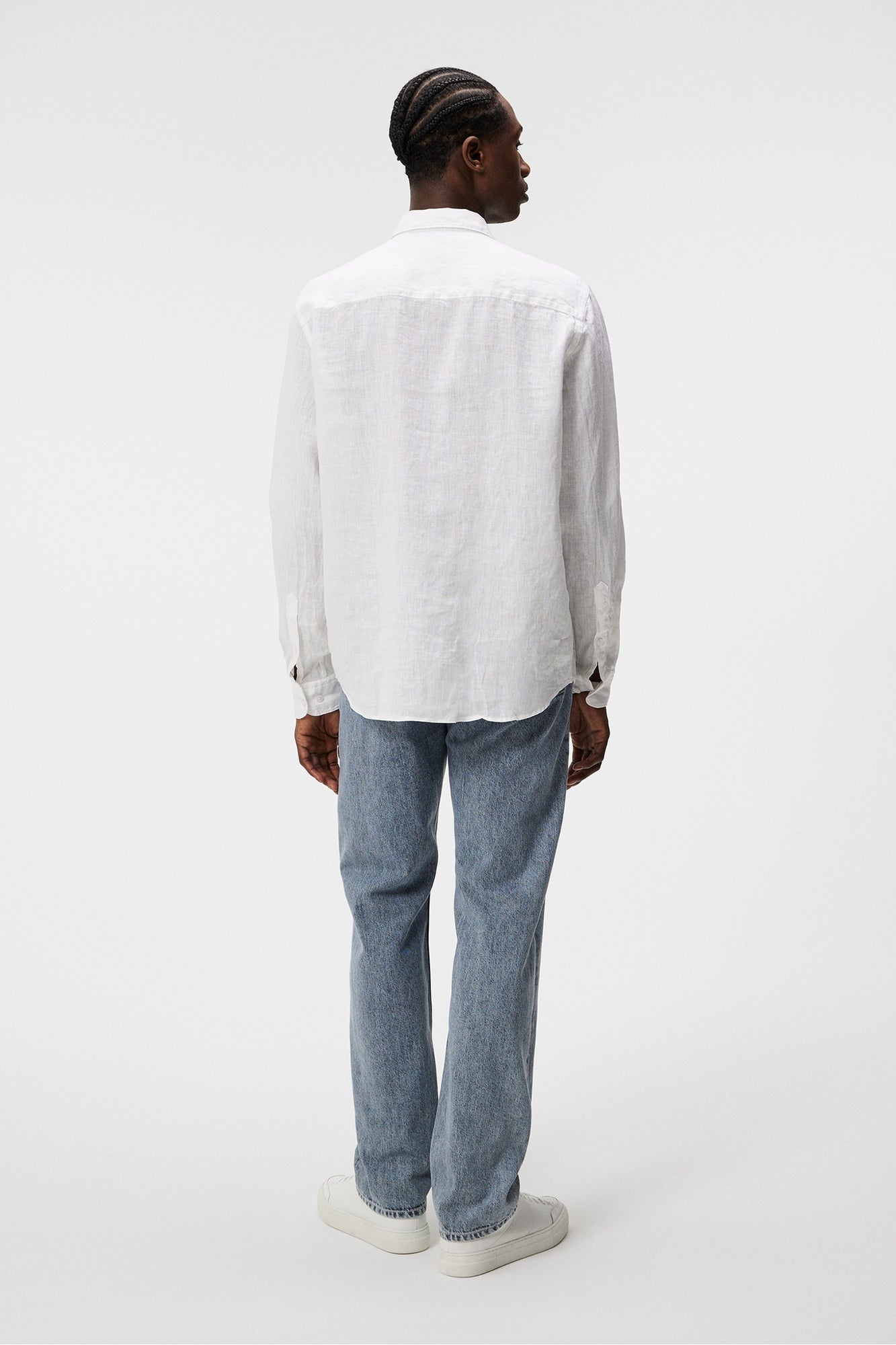 Men | Reg Ls Clean Linen Shirt | White