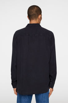 Men | Reg Struct Gmd Tencel Shirt | JL Navy