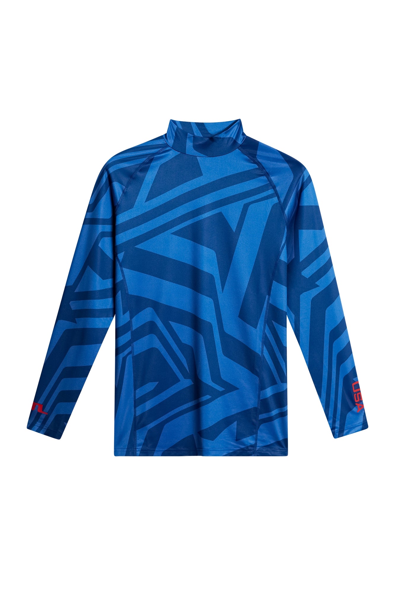 Men | Rene Print Baselayer | US Golf Blue