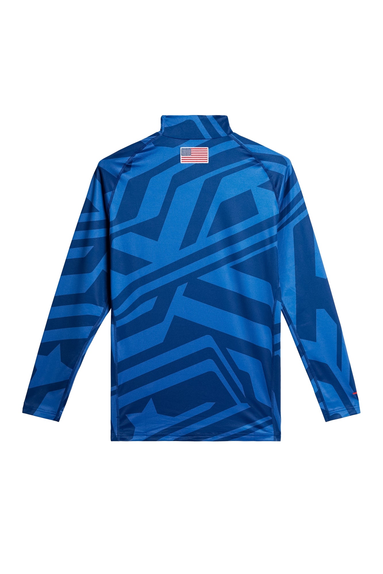 Men | Rene Print Baselayer | US Golf Blue
