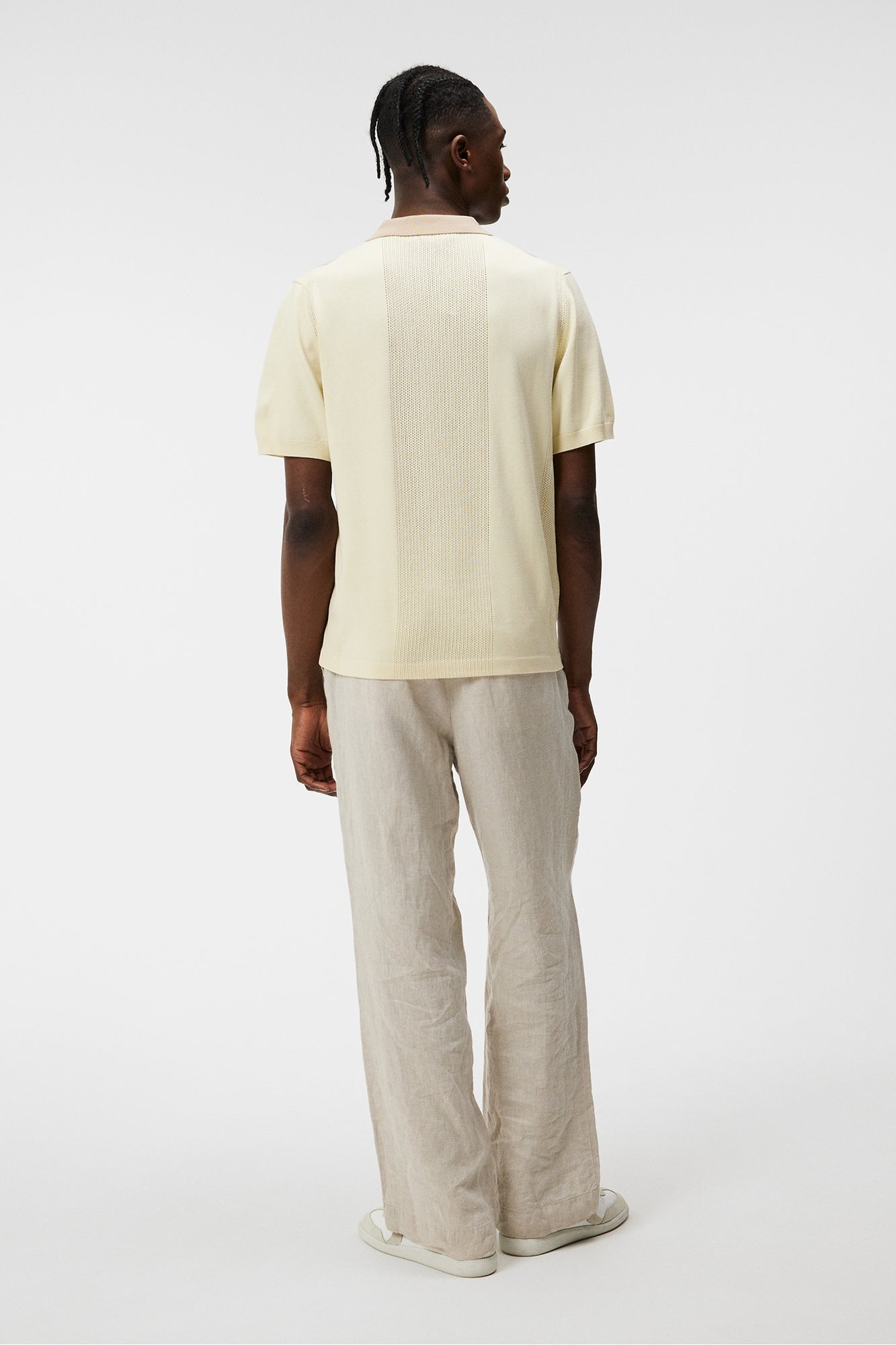 Men | Rey Striped Shirt | Safari Beige