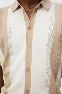 Men | Rey Striped Shirt | Safari Beige