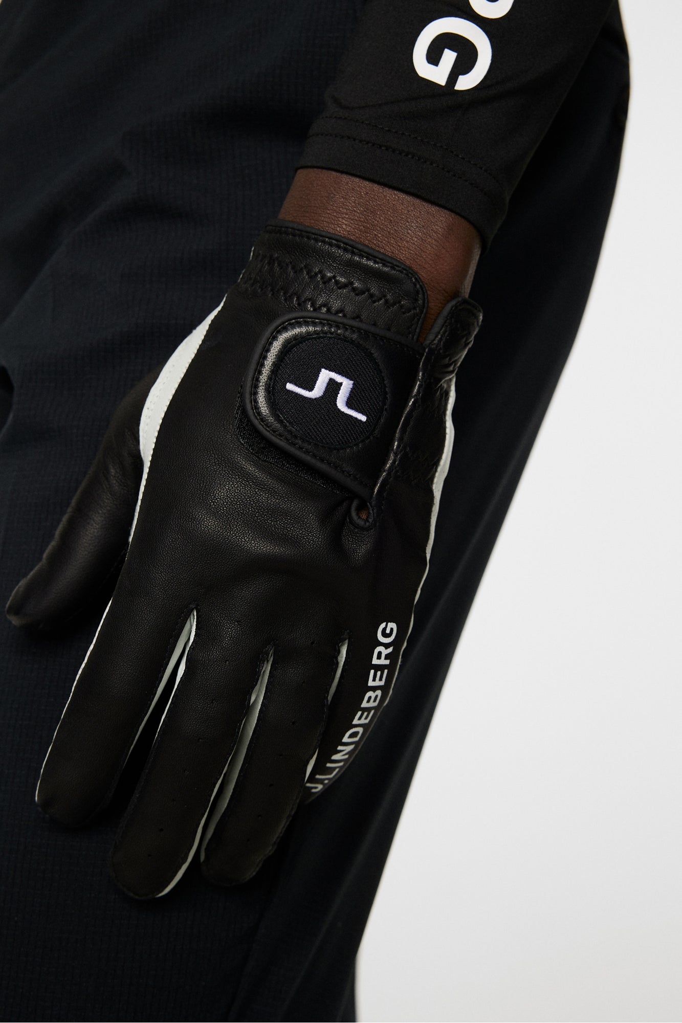 Men | Ron Leather Golf Glove A | Black