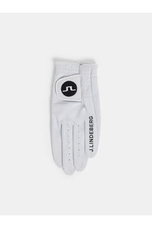 Men | Ron Leather Golf Glove A | White