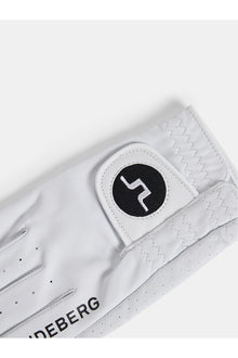 Men | Ron Leather Golf Glove A | White