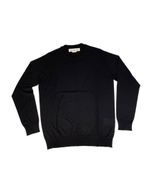 Men | Round Neck Milano Black