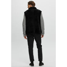 Men | Sheared Select Shearling Vest | Black