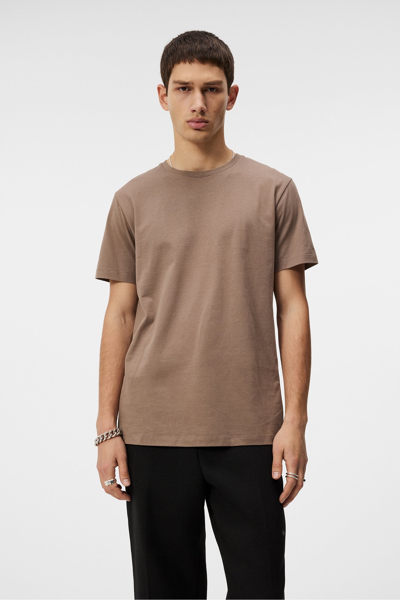 Men | Sid Basic T-Shirt | Walnut